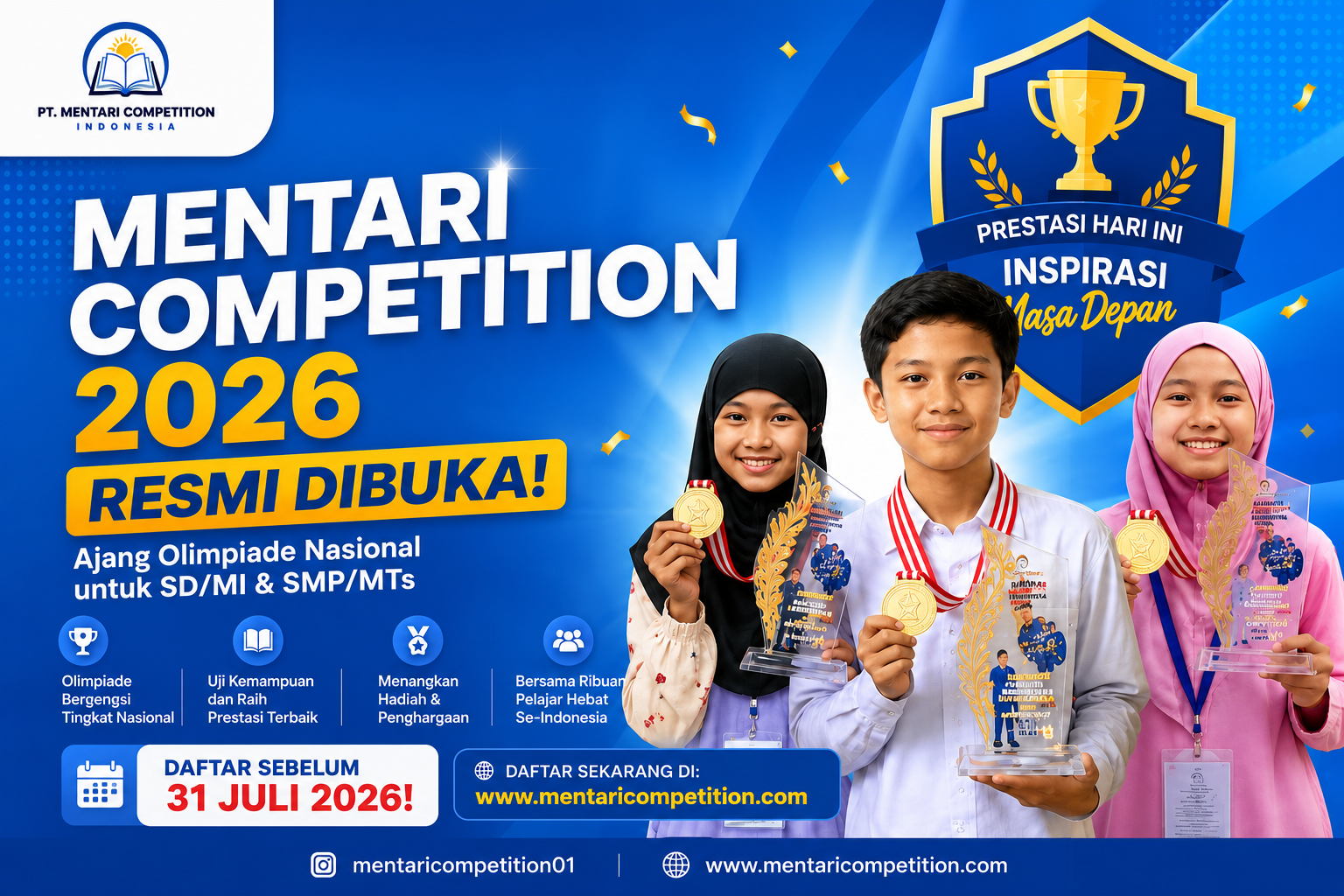Mentari Competition 2026 Resmi Dibuka — Daftar Sebelum 31 Juli!